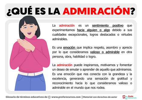 Qué Es La Admiración Definición De Admiración