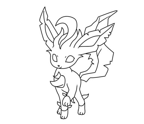 19 Leafeon Coloring Page Milainadato