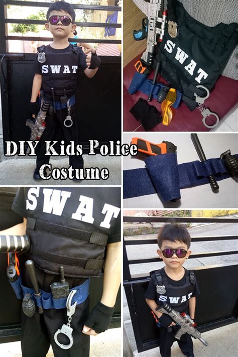Diy Kids Police Costume Artofit