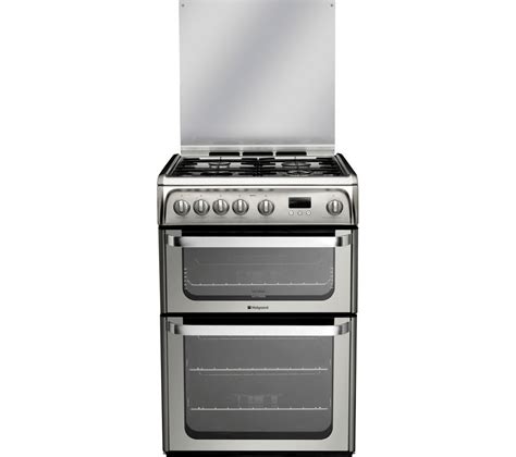 Buy Hotpoint Ultima Hug61x 60 Cm Gas Cooker Stainless Steel Free