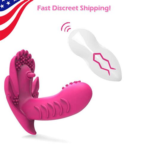 Women Invisible Wearable Butterfly Wireless Remote Control Dual Vibrator Panty Ebay