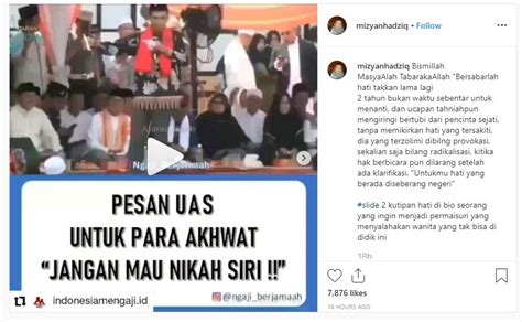 Itu dia 10 potret mellya juniarti, mantan istri ustaz abdul somad yang tangguh sebagai ibu tunggal. Eks Istri UAS Curhat, Tiba-tiba Unggah Video Ceramah soal ...