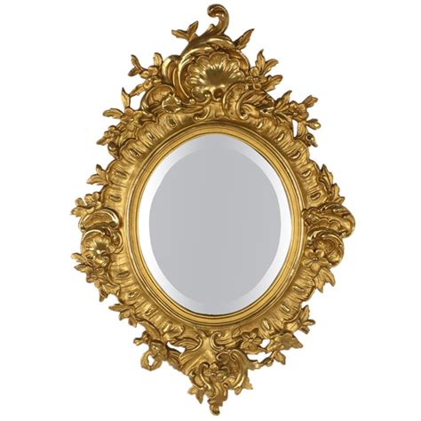Vintage Swedish Gold Gilt Frame Mirror At 1stdibs