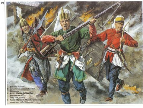 Les Janissaires Ottomans 16eme Siècle Par Osprey Janissaries Ottoman