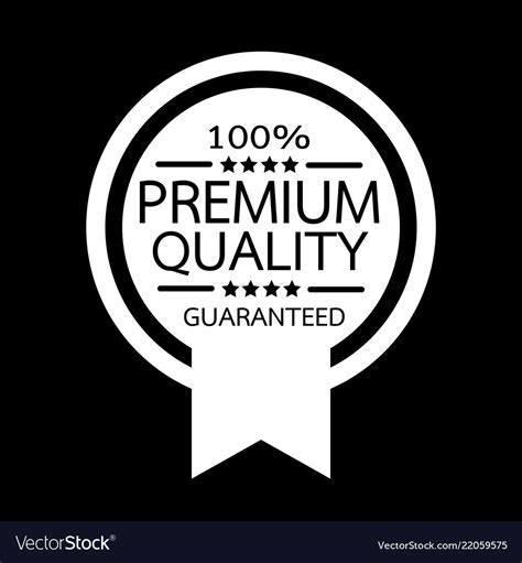 Premium Quality Badge Icon Royalty Free Vector Image
