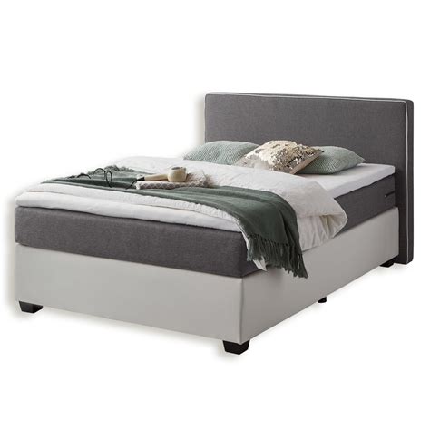 ⋤ 140x200 bett roller betten kaufen » jetzt günstig im roller onlineshop alle ~ roller hat betten für alle ansprüche im angebot denn wie. Boxspringbett NOXA - weiß-hellgrau - H2 - 140x200 cm ...