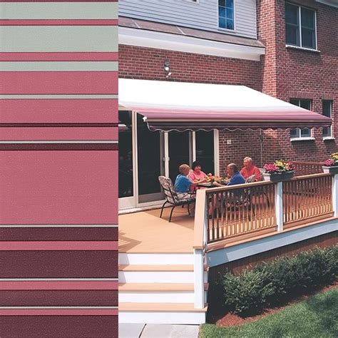 Northeast Awning And Window Co Sunsetter Patio Awning Laminate Fabric