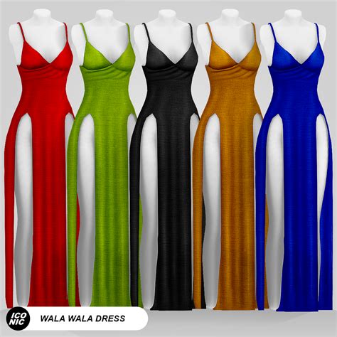 Wala Wala Dress Ts4 Vip Iconic The Sims 4 Cc Creator