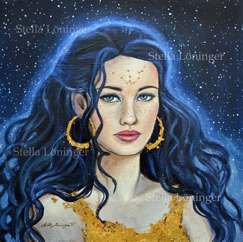 Aquarius Print Mermaid Art Ocean Light Seascape Etsy