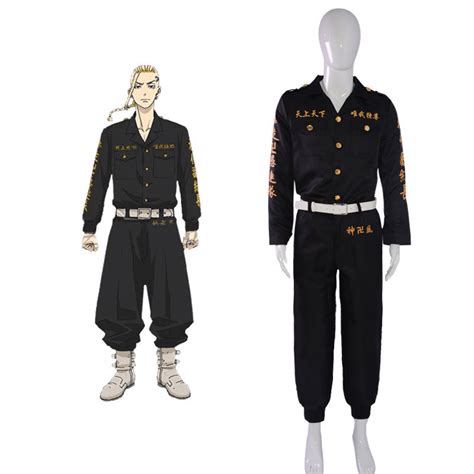 Anime Tokyo Revengers Draken Ken Ryuguji Uniform Cosplay Costume Takerlama