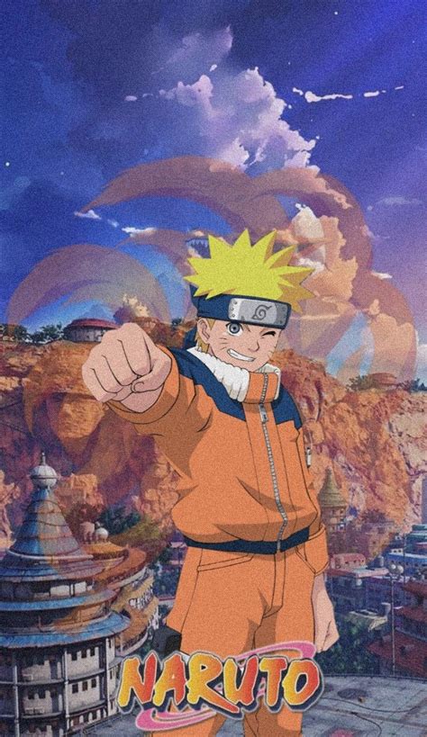The Character Naruto Is Pointing His Finger Up