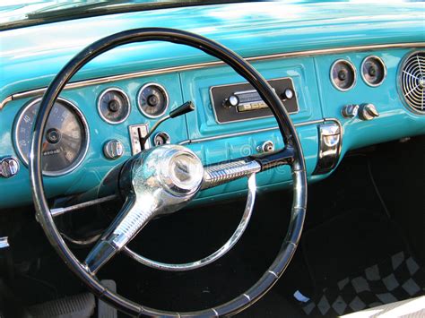 Old Classic Car Dashboard Royalty Free Stock Images