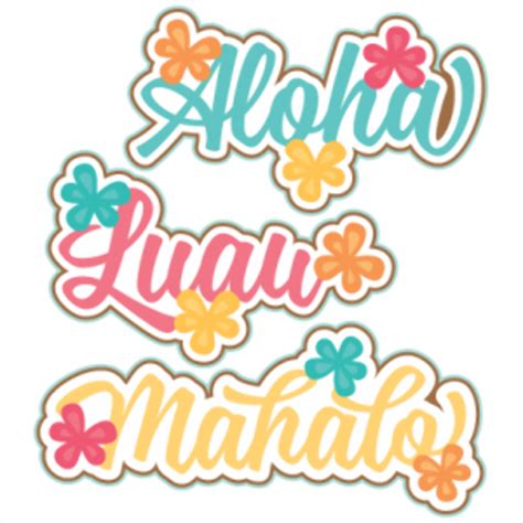 Download High Quality Luau Clipart Word Transparent Png Images Art
