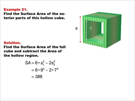Math Example Area And Perimeter Surface Area Example 21 Media4math