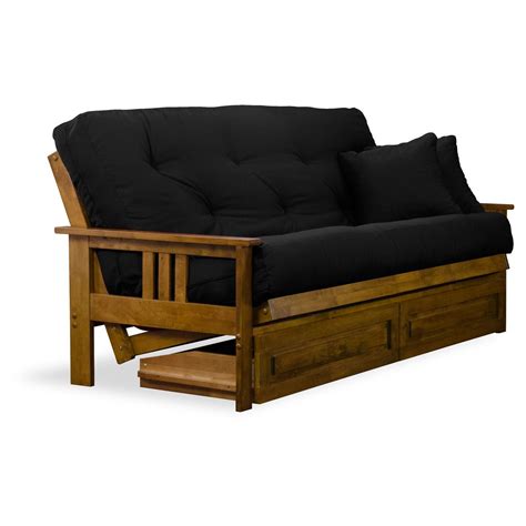 Experience traditional sleeping on japanese futon mattresses and solve accomodation issues at the same time. Orlando Wood Futon Frame and Mattress Set - Heritage ...
