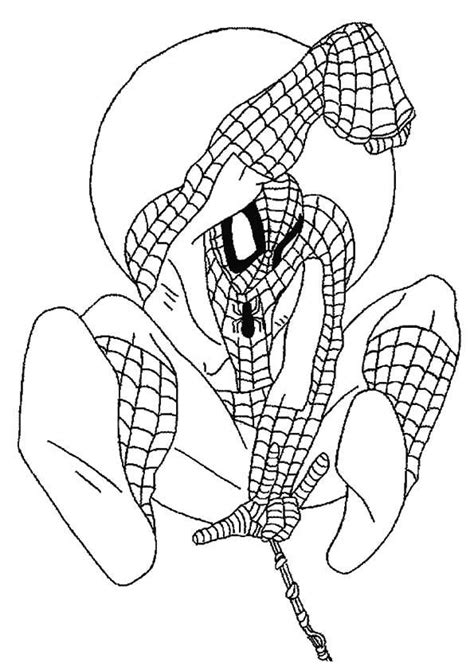 Minecraft coloring pages spider_ at getcolorings.com. Coloring Page | Spiderman coloring, Cartoon coloring pages ...