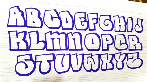 How To Write Alphabets Throwie Style How To Write Stylish Capital