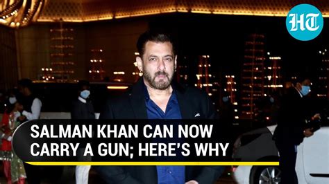 Salman Khan Gets License To Carry Gun For Self Protection Amid Death