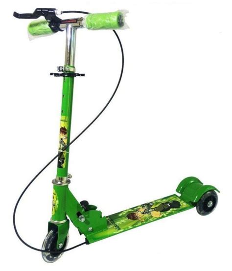 Fastdeal 3 Wheel Height Adjustable Folding Kick Kids Scooty Scooter Toy