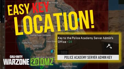 Police Academy Server Admin Key Location Guide Call Of Duty Warzone 2