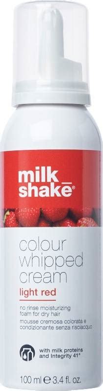 Milkshake Colour Whipped Cream Light Red 100ml • Pris
