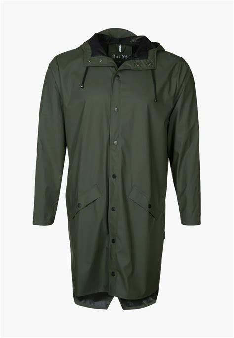 Rains Unisex Long Jacket Waterproof Jacket Green Zalandode Jas