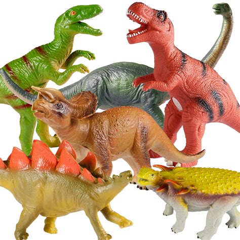 Buy Tepsmigo Huge Soft Dinosaur Toys 6pcs Jumbo Dinosaur Set