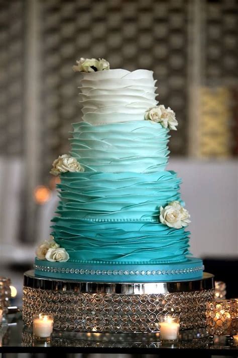 26 Oh So Pretty Ombre Wedding Cake Ideas