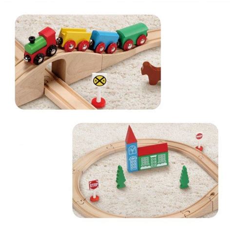 Sainsmart Jr Classical Wooden Train Track Set An Essential Classical