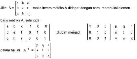 Invers Perkalian Matriks Ordo 3 X 3 Materi Lengkap Matematika