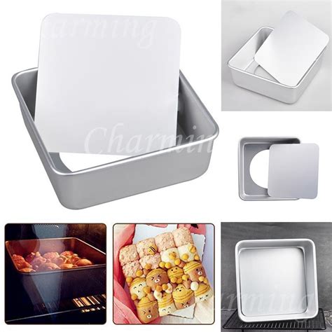 I looked all over for a cheesecake recipe for this size pan. 6/8/10 inch Non-stick Aluminum Alloy Cake Pan Square ...