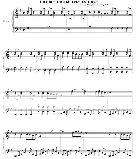 Piano Sheet Music Up Theme