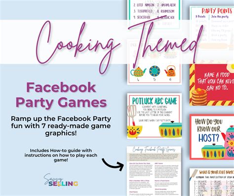 Cooking Facebook Party Games Savvy Selling