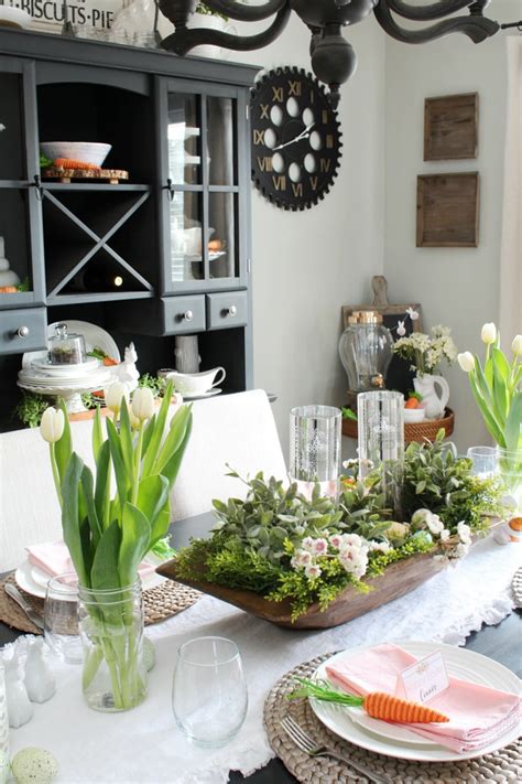 Spring Decorations For The Dining Room Clean And Scentsible