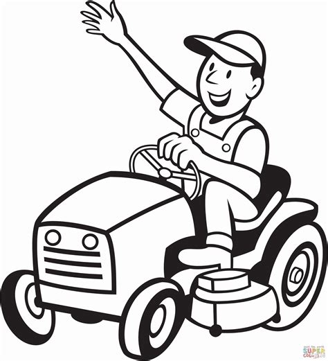 28 Lawn Mower Coloring Page In 2020 With Images Bear Coloring Pages