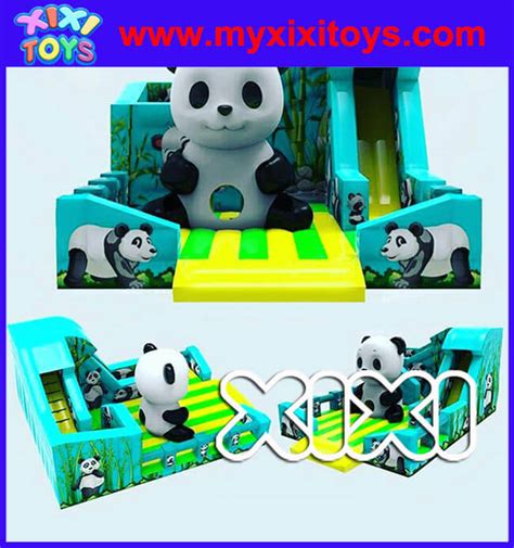Panda Theme Kids Inflatable Playground Myxixitoys