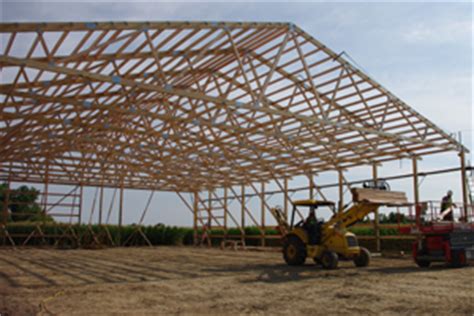 The column height will be 24 feet and truss rise will be 8 feet. Framing - Pole Barn Wall Systems & Trusses - Lester Buildings