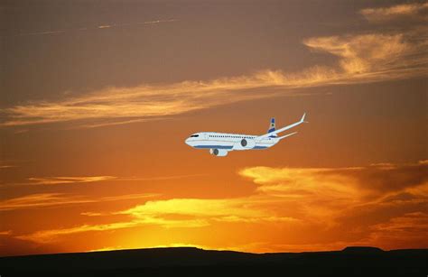 Flying Into The Sunset By Boeingboeing2 On Deviantart