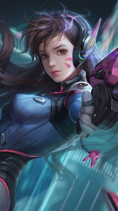 480x854 Dva Overwatch Best Android One Hd 4k Wallpapers Images