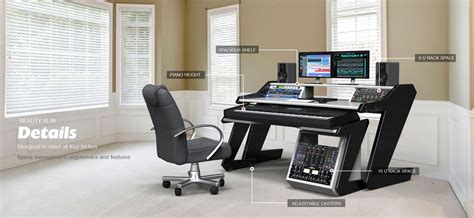 With your growing collection of gear, the if you have any interest in music production at all (since you're here then i imagine you do). Buy Home Studio Desk Workstation Furniture. Modular system design allows you to set up how yo ...