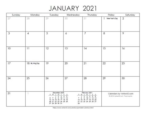 Vertex42 Calendar 2022 Free 2022 Yearly Calendar Templates