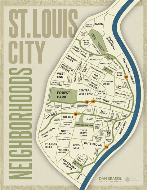 St Louis Missouri Attractions Map Best Tourist Places In The World