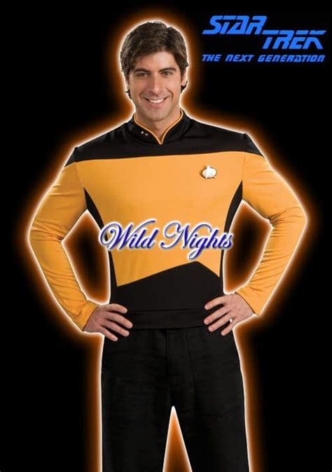 Star Trek Dlx Next Generation Shirt Gold Xl