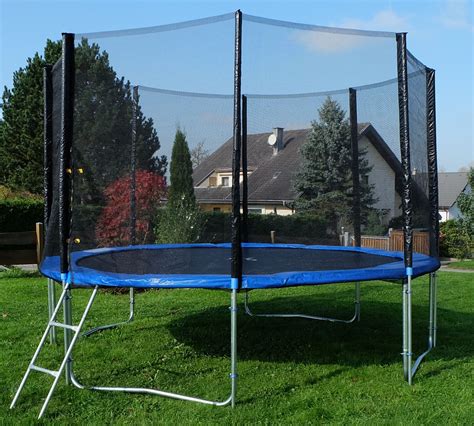 Welches trampolin für den garten? Outdoor Gartentrampolin Trampolin XL - 314cm / 305cm ...