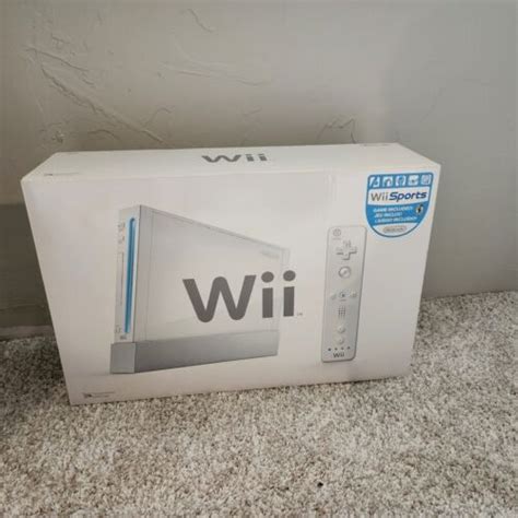 Nintendo Wii Rvl 001 512 Mb Home Console White New Ebay