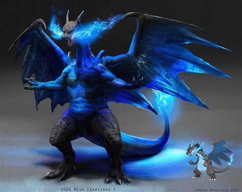 Pokemon Mega Charizard X By Lindseywart On Deviantart Charizard Pokemon Pokemon Realistic