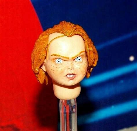 Childs Play Chucky Angry Face Action Figure Head Neca Ebay