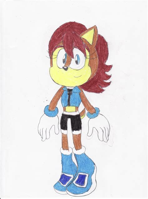 New Sally Acorn Design By Bluespeedsfan92 On Deviantart