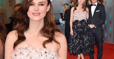 Pregnant Keira Knightley Looks Glowing As She Hits The Baftas In A Floral Dress Mirror Online