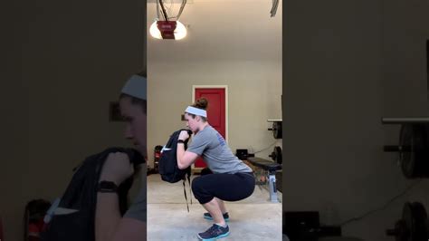 Goblet Squat With Backpack YouTube